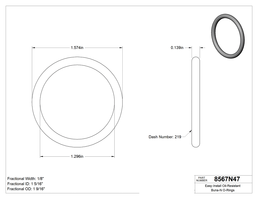 Technical drawing - 8567N47